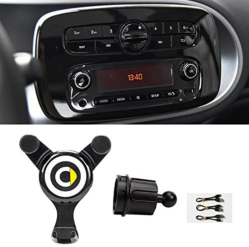 NICKAL Auto Porta Telefono Cellulare, per Smart 453 451 Fortwo Forfour Estensibile Bocchette Stabile e Robusto 360° Rotazione Braccio 2023, 453 Radio Wiring