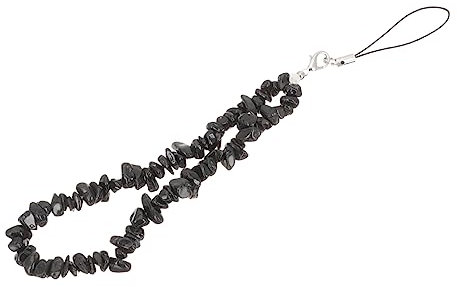 Didiseaon 3pcs Natural Cell Phone Lanyard Mobile Phone Strap phone hanging lanyard Beads Phone Lanyard phone wrist chain beaded phone wrist strap phone case Rose Quartz Natural stone