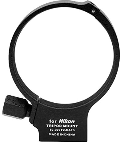 Rfeeuubft Supporto per obiettivo in metallo per -S 80-200Mm F/2.8D per obiettivo 70-300Mm F/4.5-5.6G SSM