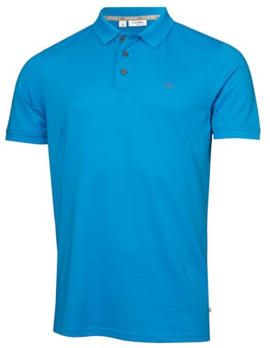 Calvin Klein Mens Planet Friendly Polo Shirt - Blue - L