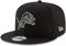 New Era NFL 9FIFTY Black White Adjustable Snapback Hat Cap One Size Fits All, Detroit Löwen, Einheitsgr��e