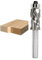 Sinoprotools Bottom Bearing Compression Spiral Flush Trim Router Bit 1/4 Inch Shank 1/2 Cut Dia, Solid Carbide Template Pattern Router Bit for Wood Trimming