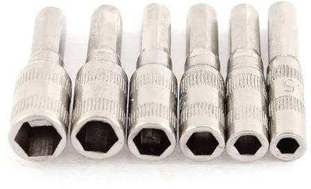 TOP-VIGOR Juego de llaves hexagonales 6 en 1, vástago H4, 2,5 mm, 3 mm, 3,5 mm, 4 mm, 4,5 mm, 5 mm, 6 puntos