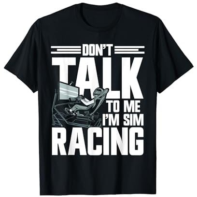 Video Gaming SIM Racing Gloves Racing Simulator SIM Racer T-Shirt