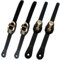 zaoalife 2 Set Ersatz-Inline-Skate-Riemen, Schwarz, Unisex, Anfänger, Skifahren, Snowboarden, Inline Skaten, Rollschuhriemen, Schnallen, Zubehör