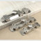 Brushed Nickel Door Lock Slide Bolt Latch, Elegant Design, Multiple Sizes (3inch)
