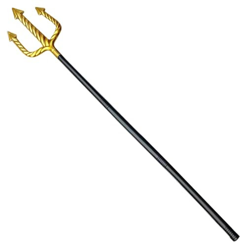 Tridente Del Diablo Tenedor Del Diablo 48,4 Pulgadas Tridente Del Diablo Para Accesorios De Disfraces De Halloween Poste Desmontable De 3 Secciones Lanza De Tridente Horca Del Diablo Disfraz De Diablo