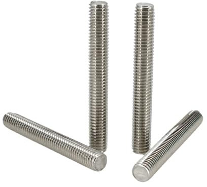 Goujons à tige entièrement filetés Boulons à vis à Tiges entièrement filetées en acier inoxydable 304 Barres M3 M4 M5 M6 Goujons DIN975 Tige à vis Tige à vis Longueur 45 mm Couleur : M5, Taille : 45 m