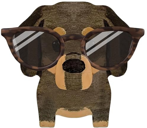 -Sonnenbrillenhalter – -Tier-Brillenhalter, Einzigartiger Deutscher Schäferhund, Dackel, Hunde-Sonnenbrillenhalter, Heimdekoration
