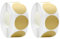 1000 Stück Kraft Aufkleber Rund Etiketten Braune - 2.5 cm Kraftpapier 2 Rolle Etiketten Selbstklebende Kraft für Markierung Klebeetiketten zum Beschriften für Büro, Geschäft, Zuhause