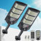 YACAISI Solar Street Lights Outdoor, 8500K Solar Outside Light, LED Dusk to Dawn Flood Waterproof Lighting with Motion Sensor and Remote Control, Security Lights for Parking Yard Path