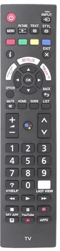 Universal Remote Control Compatible for Panasonic N2QBYA000038 TX-50JX800BZ TX-40JX800B TX-65JX800B LED TV Remote Controller,NO Voice Function