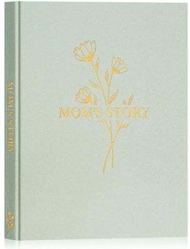 Lanpn Mama Erzähl Mir Deine Geschichte Buch Ausfüllen, 270+ Fragen Mutter von Deinem Leben Lebensgeschichte Erinnerungsbuch Muttertag Geburtstag Geschenk Mom Life Story Journal, Salbei Grün, Englisch