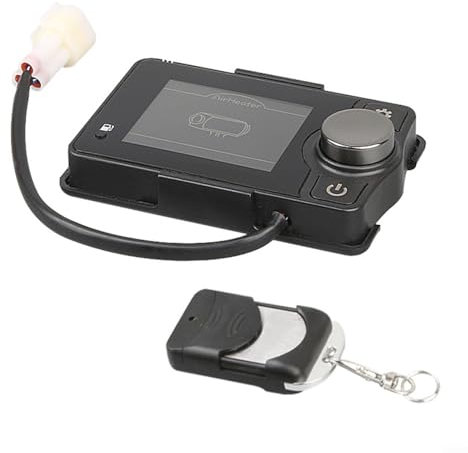 Zeroupshop 12V 24V Kompatibel Bluetooth Steuerung Diesel Standheizung LCD Schalter Fernbedienung für Auto LKW Temperatureinstellung
