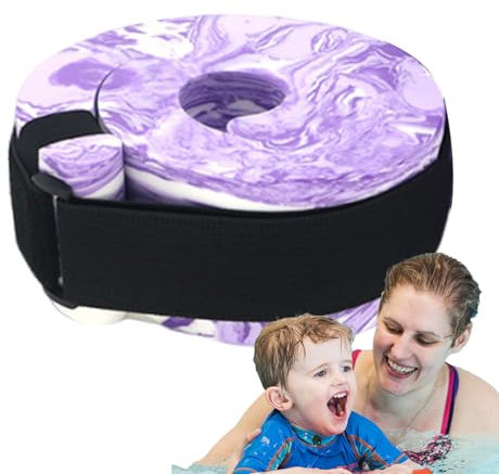 JIEBWCHA Manguitos Flotadores - Flotabilidad para Piscina | Mangas Flotantes con Anillo de Seguridad para Hombre Adolescentes y Adultos en Playa y Piscina