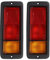 Cpolebev 2 Piezas LáMpara de Luz Trasera Izquierda y Derecha MB124963 MB124964 214-1946L-Ue 214-1946R-Ue Apto para Montero