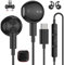 Cuffie USB C per Samsung Galaxy A16 A34 5G A55 A35 A36 A56 S24FE S25 Magnetico Stereo Auricolari Tipo C con Filo per iPhone 16 15 Pro Max 16e Pixel 9 8a OnePlus 13R per Xiaomi 15 14T per iPad Mini Air