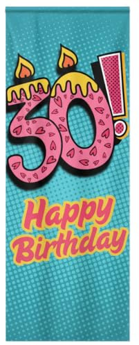 Geburtstagsfahne 30 XXL – 200×80 cm Fahne – Happy Birthday Party Deko Banner – Indoor & Outdoor – von HappyRounds®