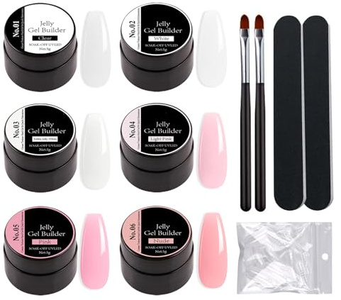 GZSYY Gel de construction pour ongles en gel, gel UV, acrylique, kit de démarrage