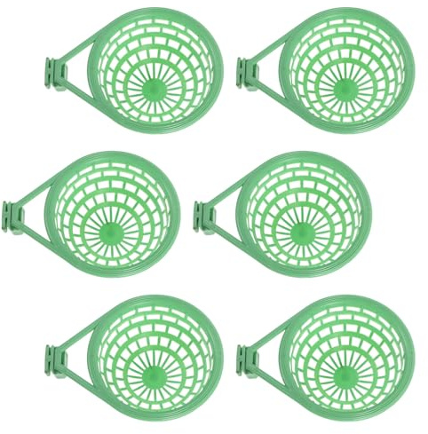 FRCOLOR 6 Stück Teiliges Nistschalen Tauben und Kleine Papageien Robuste Plastik nistschalen für Brut und Aufzucht für Wellensittiche Nistkäfigzubehör für Vogelzucht und Inkubation