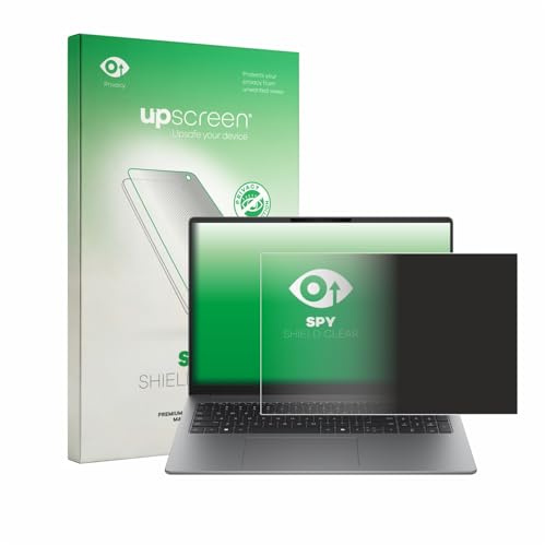 upscreen Anti-Spy Blickschutzfolie für HP 200 G2a 16 Made in Germany, Privacy Screen Displayschutz-Folie [Sichtschutz, Blaulichtfilter]