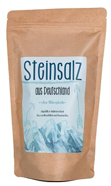 Kräuterladen Deutsches Stein-Salz Natur-Belassenes Salz, fein gemahlen, 1000 g