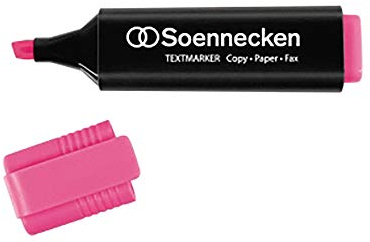 Soennecken Textmarker 3395 2-5mm Keilspitze rosa