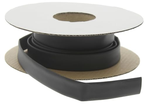 HELLERMANN TYTON 300-30950 Black Heat Shrink Tube 5 m, 9.5 mm, 4.7 mm, 0.6 mm