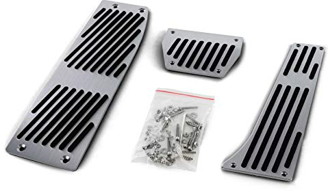 Alu Pedale Set Automatik + Fußstütze passend für BMW E30 E36 E46 E90 E91 E92 E93