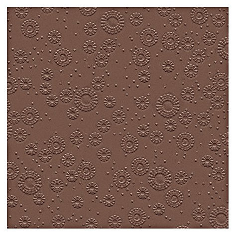 Servietten Moments uni brown 25 x 25 cm, 16 Stück (Papierservietten)