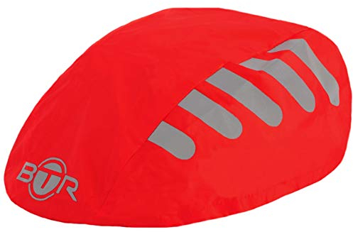 BTR Regenschutz für Fahrradhelm, winddichter Regenüberzug, atmungsaktiver und wasserfester Helmüberzug