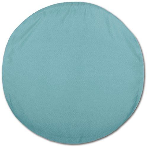 Bestlivings Kissenbezug Türkis (Ø 60 cm) mit verdecktem Reißverschluss - viele Größen und Farben