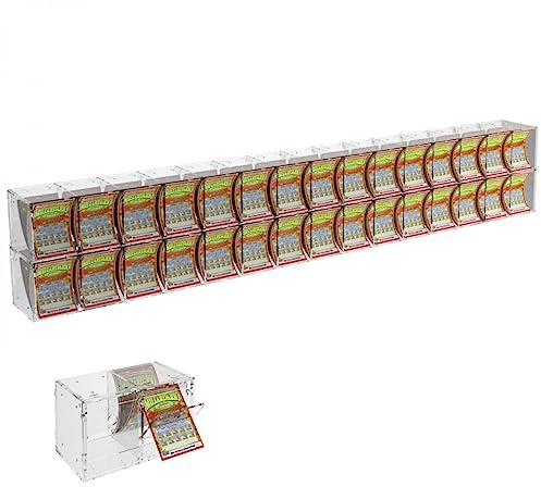 Avà srl Theke- oder Hängedisplay für Rubellose aus Plexiglas transparent mit 30 Fächer