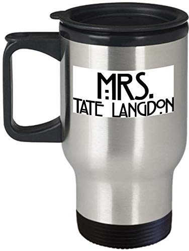 Hisense Mom and Dad Mug MRS. Tate Langdon Travel Coffee Mug Cup - American Horror Story Merchandise Gift Merch Accessories Shirt Pin Sticker Decal Decor