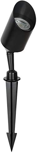 trendlights24 Lori IP65 1x Gartenstrahler für LED 230V GU10 Erd-Spieß Außen-Lampe Terrassen-Leuchte ohne Leuchtmittel