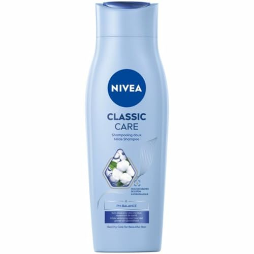 NIVEA Classic Care Shampoo - Sanfte Reinigung für gesundes Haar - White