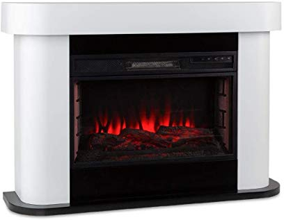 KLARSTEIN Chimenea eléctrica, Calefactor eléctrico para salón e Interior, Chimenea eléctrica con Llama LED, Chimenea con Mando a Distancia, Chimenea eléctrica, Función App, Control de Tempe