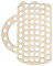 SAFE 36989 Collecteur Capsules Bière – Décoration Murale Choppe – pour 70 Capsules – Idée Cadeau Homme & Collectionneur – Support Capsules Kronkorken 39,5 x 49,5 cm