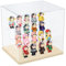 Nynelly 4 Ebenen Vitrine aus transparentem Acryl, Funko Pop Präsentationsbox, Vitrine Staubschutz für Actionfiguren, Sammlerspielzeug, 31.7 cm x 24 cm x 29.5 cm