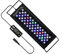 HORXFLIG 14W LED Aquarienbeleuchtung, 30cm Aquariumlicht mit Ausziehbarer Halterung, Einstellbarer Timer Einstellbare Helligkeit Aquarium Lampe Verwendet für 30-45cm Aquarien Süßwassertanks
