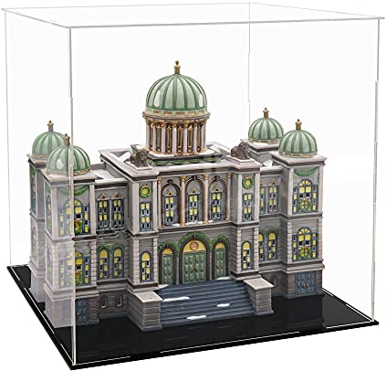 Acryl-Vitrine zum Zusammenbauen von Arbeitsplatten, Würfelständer, staubdichter Schutz, Schaukasten für Actionfiguren, Spielzeug, Sammlerstücke (30 x 30 x 30 cm)
