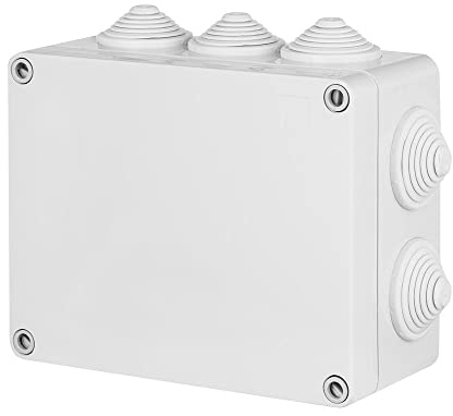 Industrial Air Box n/t 198 x 163 x 80 mm mit 10 Drossel IP55 grau 2711-02 Electro-Plast-Haube 5902431690803