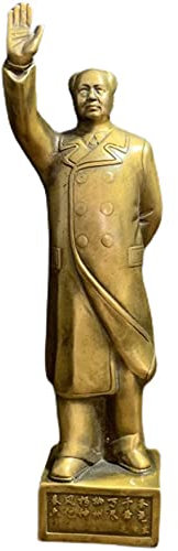 YTOOZ Figur Statue Dekoration, Die weltberühmte Statue von Mao Zedong Memorial Skulptur Kupfer Kunsthandwerk Antik Home Office Dekoration Geschenk