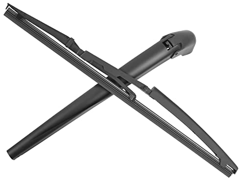 Heckscheibenwischer Heckwischerarm für Fiat Panda 169 2003-2012, Auto Heckscheibe Windschutzscheibe Scheibenwischerarm Scheibenwischer Gummi Wischblätter Satz