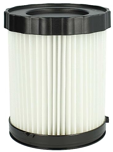 vhbw Filtro plisado compatible con Bosch GAS 18V-10 L aspiradora - blanco