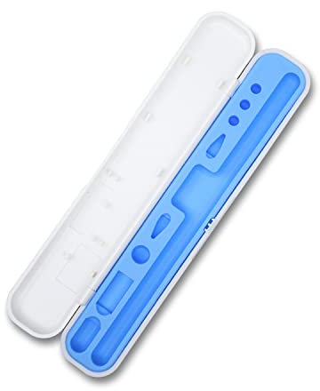 ZHONYEE Carrying Case Compatible with Apple Pencil 1st and 2nd Generation, Apple Pencil Accessories Storage Case Box, iPencil Holder Case(BLUE)