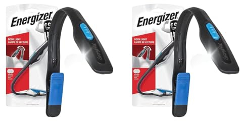 Energizer Luz Lectura LED, Lampara Lectura, Linterna LED, Pilas Incluidas (Paquete de 2)