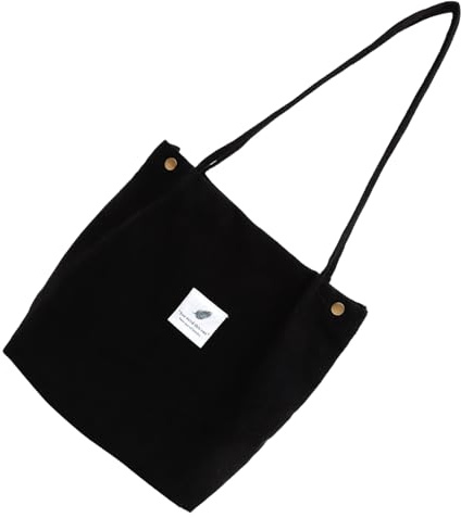 SHERCHPRY Canvas Tote Bag for Women Large Capacity Shoulder Bag Four Buckle Design Stylish and Spacious Pouch for Effortless and Everyday Use