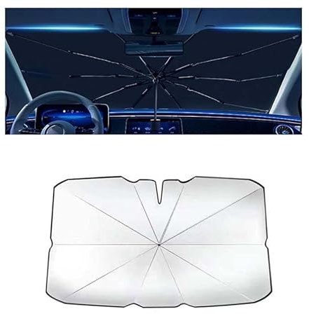ARRYEDCN Parasol Paraguas Coche, para Toyota Corolla E210 2019-2024 con Anti UV Rayos Parasol para Parabrisas de Coche Parasol Delantero del Coche Aislamiento Térmico,125 * 65