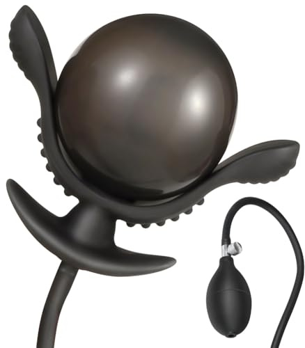 SXOVO Aufblasbarer Analplug mit Pumpe Flüssigsilikon Butt Plug Prostata Stimulation Masturbator BDSM Anal Expander Extreme Sexspielzeuge für Männer Frauen und Paare